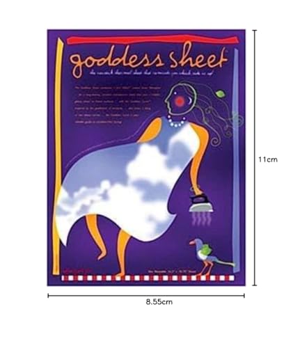 Goddess Applique Pressing Sheet 16 1/2" x 10 3/4" (41.9cm x 27.3cm) Inch Transparent Reusable Non-stick Craft Sheet-press Cloth