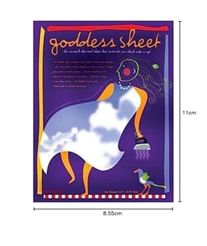 Goddess Applique Pressing Sheet 16 1/2" x 10 3/4" (41.9cm x 27.3cm) Inch Transparent Reusable Non-stick Craft Sheet-press Cloth