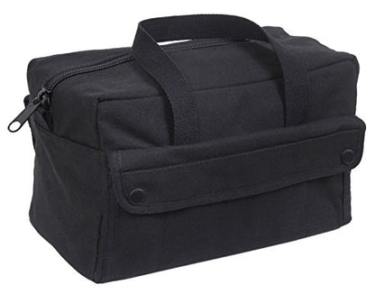 Rothco GI Style Mechanics Tool Bag, Heavy-Duty Canvas Tool Storage - color: Black