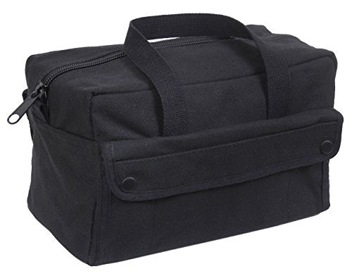 Rothco GI Style Mechanics Tool Bag, Heavy-Duty Canvas Tool Storage - color: Black