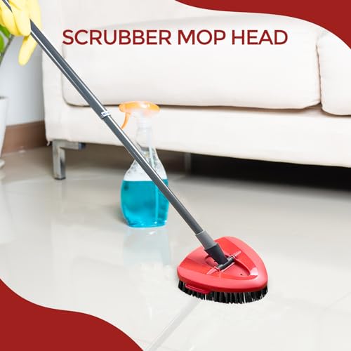 2 Pack Replacement Scrub Brush Head Compatible for EasyWring 1-Tank System - size: 1-TANK Scrub Brush (2pcs)