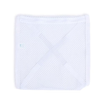 Smart Design Sneaker Dryer & Wash Bag w/ Elastic Straps - Durable Fabric - for Shoes, Clothing, & Laundry - Home Organization (15.5 x 15.5 Inch) [White] - size: 15.5 x 15.5 inch - white