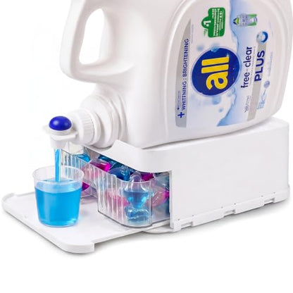 Laundry Detergent Holder, Countertop Liquid Laundry Detergent Dispenser