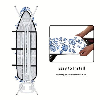 Nuxovilar Blue Floral Vines Ironing Board Cover 15x54 Polyester - color: Yfw04571, size: 15×54 inch