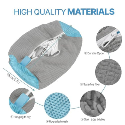 Shoe Washing Machine Bag: 2Pcs Shoe Laundry Bag for Sneakers