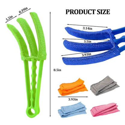 2PCS Car Window Blind Cleaner Duster Brush