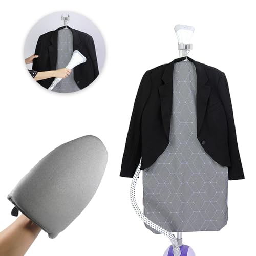 Steamer Board for Clothes,Stand for Steaming Clothes,Steamer Pad,Hanging Ironing Board (Steamer Board + Ironing Gloves) - color: Steamer Board + Ironing Gloves