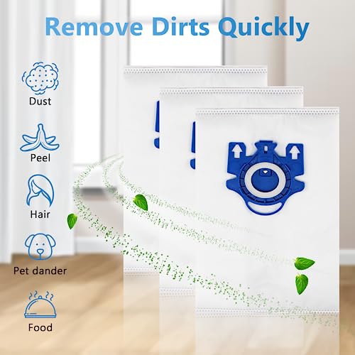 3D Airclean Bags Fit for Miele GN Classic C1 Complete C1 C2 C3, Pack of 20 - size: 20 Pcs