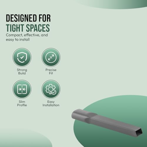 Replacement Crevice Tool for Bissell Featherweight Stick Vacuum, Fits Models 2030, 2033, 20334, 2033M, 2610, 2773A