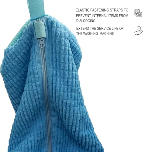 Shoe Washing Machine Bag: Laundry Shoe Bag for Washer and Dryer - 2pc Reusable Shoe Cleaning Bag for Sneaker Tennis Shoes Unstain Cleaner Kit(Blue,2pcs) - color: Blue