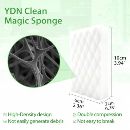 Magic Sponge Eraser 2X Density Melamine Foam Cleaning Water-Activated (10)