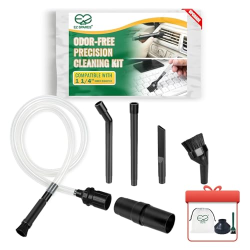 EZ SPARES 32mm Micro Vacuum Attachment Kit with Silicone Tools, 7-Piece - color: Upgrade Version