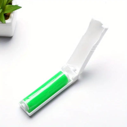 6pcs Reusable lint Roller, Reusable Foldable Portable Clothes Washing Carpet Sheets dust Suction Brush Picker Set Cleaner,Pet Hair Remover Brush (6, Green) - color: Green