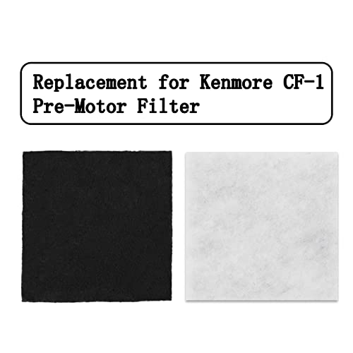 8-Pack CF-1 Foam Filters Compatible with Kenmore Sears Progressive, Progressive & Whispertone, Panasonic Models, Including 86883, 86880, 20-86883, 2086883, 8175084 - style: 8 Pack CF1 Filters