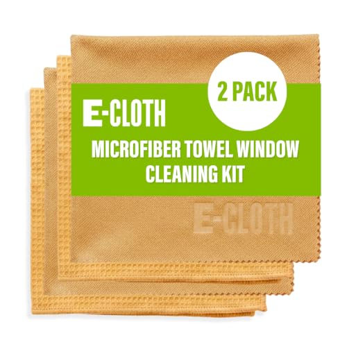 E-Cloth Window and Glass Cleaner Kit, Just Add Water - 2 Kits - color: Tangerine Orange, size: 2 Kits