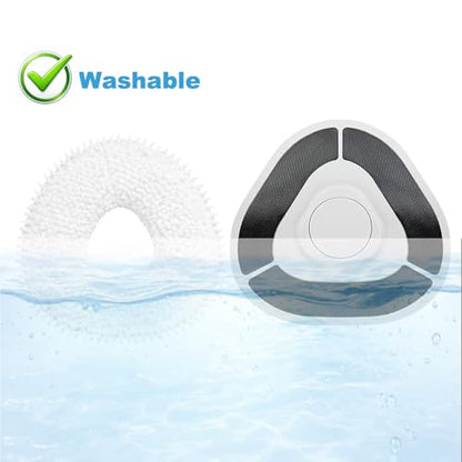 2 Mop pad Holders and 4 mop Pads,Replacement Accessories Compatible with Narwal Freo Z Ultra, Freo Z10, Freo X Ultra, Freo, Freo Pro (Freo X/Z/Z10/Pro)