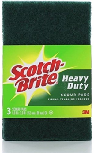 Scour PAD HVY DTY 4X6PK3