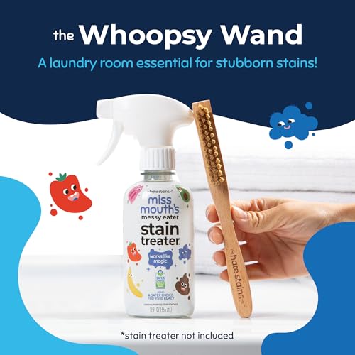 Miss Mouth's Messy Eater Laundry Brush for Stain Treating Fabrics