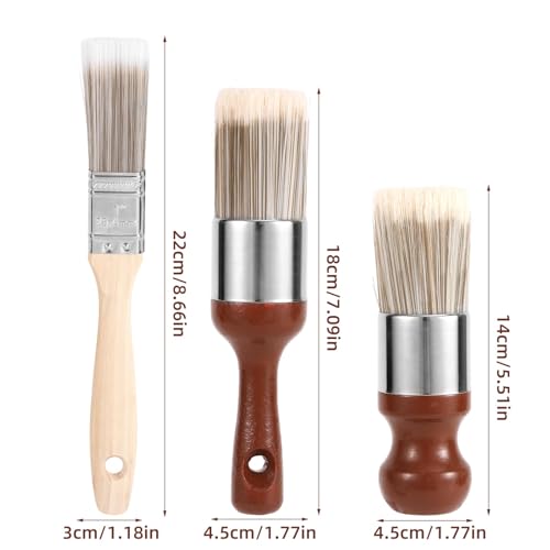 3pcs Leather Furniture Salve Brush, 3 Styles (Small) - style: Style B