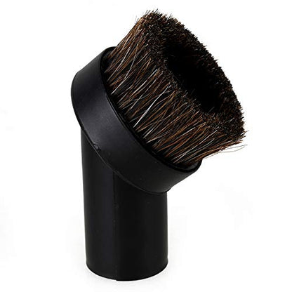 RDEXP Round Dust Brush 25mm Horse Hair 1.25" Vacuum Attachment Replacement,Perfect for Vacuuming Sofas and Baseboards,Use a Rubber Will Help It Fit Better