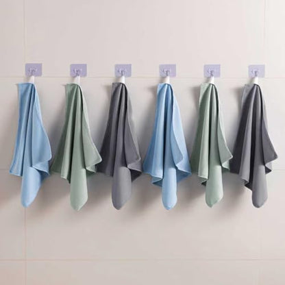 Microfiber Glass Cleaning Cloth 8 Pack, 16 Inch x 12 Inch, Lint Free Quickly Clean Window, Glasses, Windshields, Mirrors, and Stainless Steel, Multicolor - color: Multicolor1
