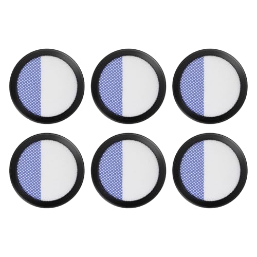 6 Pack Filters Replacement for Eureka RapidClean Pro Cordless Stick Vacuum Cleaner Compatible with NEC180, NEC280TL, NEC380, NEC480, NEC185, NEC186, NEC190