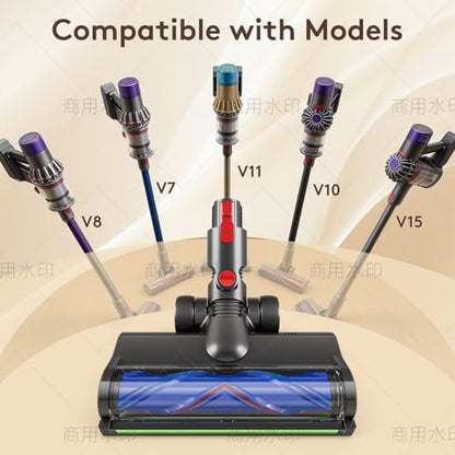 2 in 1 Replacement Vacuum Cleaner Heads for Dyson V7/V8/V10/V11/V15,Vacuum Attachments for Thin Carpets, Hardwood Floors & Tiles - color: B