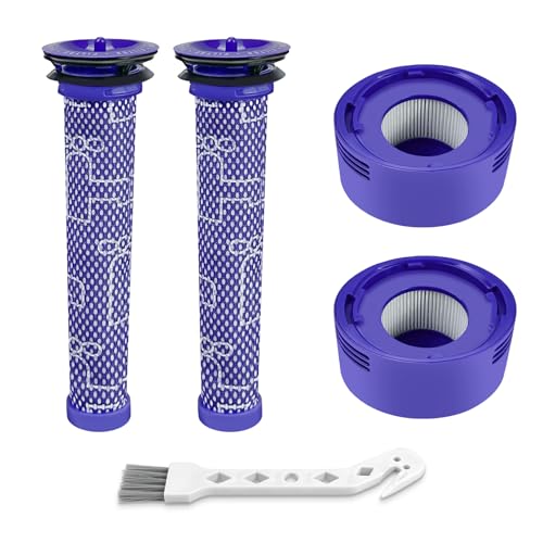 4 Pack HEPA Cordless Vacuum Filter Replacement Compatible with V7 V8 - size: 2+2+1