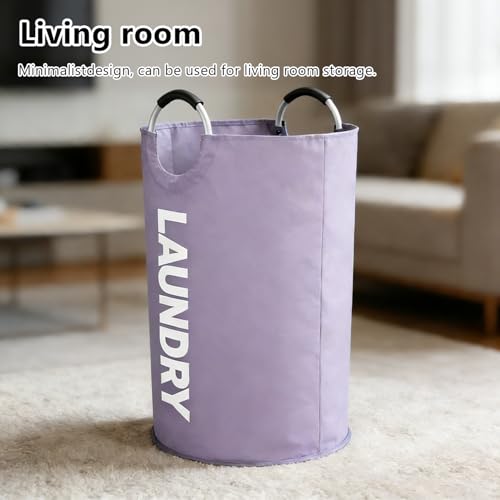 A Large 90 Liter Laundry,Purple - color: Purple