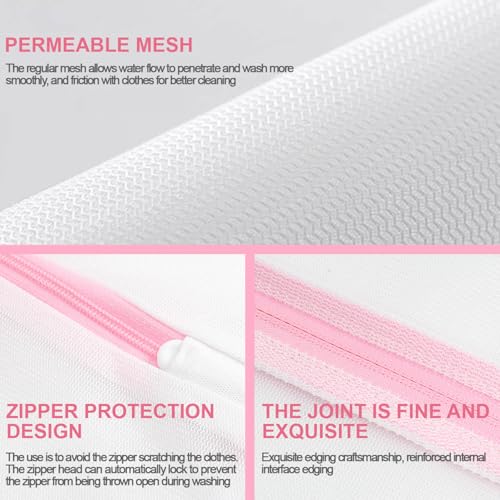 Extra Large Mesh Laundry Bags Washing Bag 2Pack Delicates Bag and Zipper Laundry Bag Jumbo for Washing Machine Large Mesh Bags for Blankets, Bedding, Coats, Toys (2PCS-XXXL) - size: XX-Large