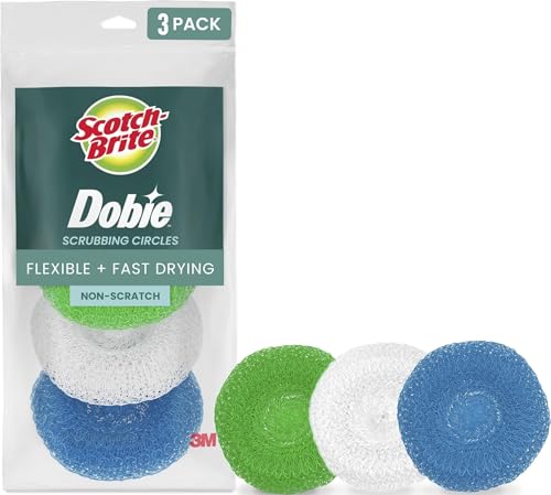Scotch-Brite Non-Scratch Plastic Scrubbing Pads, 3 Pack - size: 3 Pack
