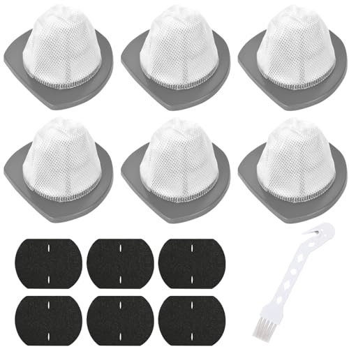 2033 Replacement Filter Compatible with Bissell 2033 Series Vacuum Cleaner - color: 6 PACK