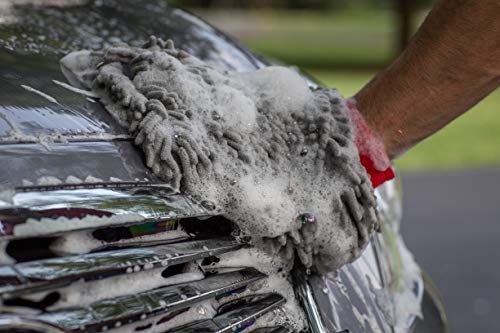 Mothers 968801 Mothers Premium Chenille Car Wash Mitt - Scratch & Lint Free - style: 1 Pack