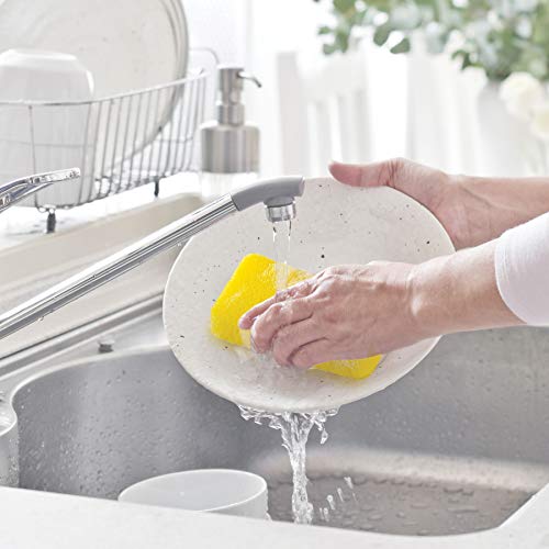 Handy Gourmet Silicone Sponges (Set of 3 Colors) Kitchen and Dish Scrubber, Fragrance, Mildew, Odor Free, Multi (JB8489S3) - size: Set of 3