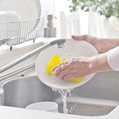Handy Gourmet Silicone Sponges (Set of 3 Colors) Kitchen and Dish Scrubber, Fragrance, Mildew, Odor Free, Multi (JB8489S3) - size: Set of 3
