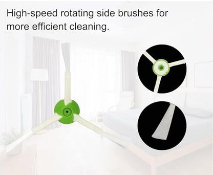 Replacement Parts for iRobot Roomba i3 i7 i6 i8 I, E & J Series Vac - size: 2+8+8+8