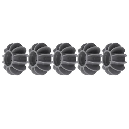 5Pcs Silicone Laundry Balls Reusable Anti-Winding Clothes Floating Lint Cleaning Ball Home Washing Machine Accessory,Grey (S-3.8 * 1.9cm) - color: A