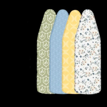 Durable Ironing Board Cloth New Heavy Heat Resistant Thickened Ironing Board Cover Pad Universal Laundry Supplies Printed Padded - color: Green