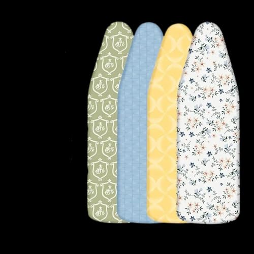 Durable Ironing Board Cloth New Heavy Heat Resistant Thickened Ironing Board Cover Pad Universal Laundry Supplies Printed Padded - color: Green