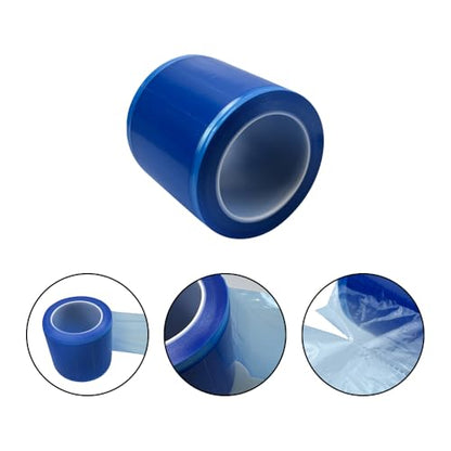 Disposable Dental Barrier Film, YOUYA DENTAL 1200Sheets/Roll Protective Film Plastic Oral Tape Isolation Membrane Tattoo Film Barrier Dentistry Covers Sleeves Dentistry Material 4"x 6"- Darkblue - color: Darkblue