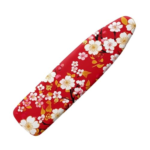 Ironing Board Cover,Flower Pretective Covers 15 x 54 Heavy Duty Iron Board Covers Standard Size Padding Decorative Covers for Most Iron Boards Ironing Pad Cover - color: Flower Print