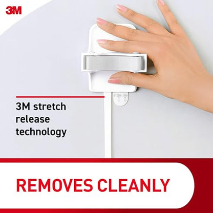 Command Large White Broom Grippers, 2 Broom Grippers, 4 Strips - size: 2 Grippers