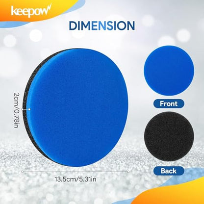 KEEPOW Vacuum Filter Compatible with Bissell Cleanview & PowerGlide Pet - size: 4 Pack (No Fragrance)