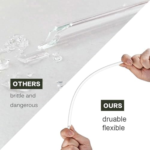 Replacement Straw Compatible with Stanley 14 oz 20 oz Cup Tumbler, 6 Pack Reusable Straw with Cleaning Brush, Plastic, Clear - color: Clear Straw*6, size: For 14oz/20oz