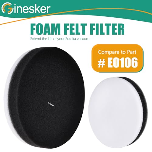 Replacement Filter for Eureka NEU100 Airspeed NEU10AE4 NEU102 NEU10AE5 NEU10AE2 Compact Bagless Upright Vacuum, Compare to Part # E0106(3 Pack)