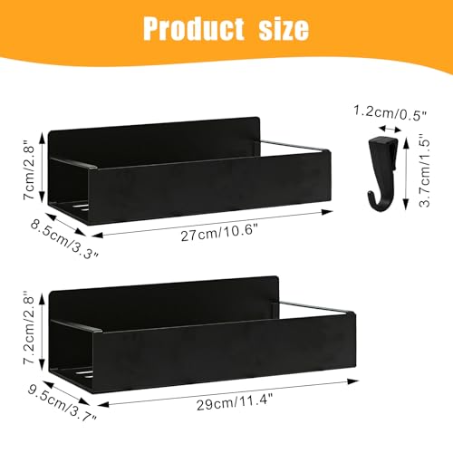 4 Pcs Magnetic Aerosol Spray Can Holder, Steel Magnet Toolbox Bottle Rack - color: Black-4pcs