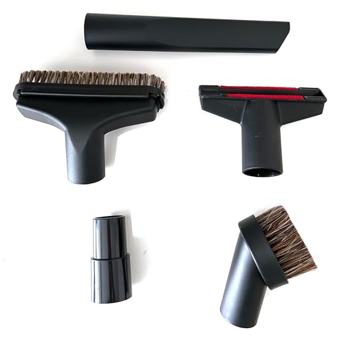 Replacement 32mm&35mm Brush kit for Universal Vacuum Cleaner Horsehair Brush kit Crevice Tool Kits Accessories for 1 1/4 inch 1 3/8 inch Crevices Tool Kit