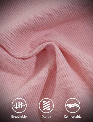 Pinknoke Vintage Pinafore Aprons for Women with Pockets for Kitchen - color: Peach Pink