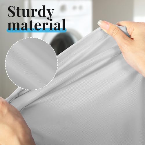 Woanger 12 Pack 28 x 45 Inch Extra Large Laundry Bags Bulk, Silver - color: Silver