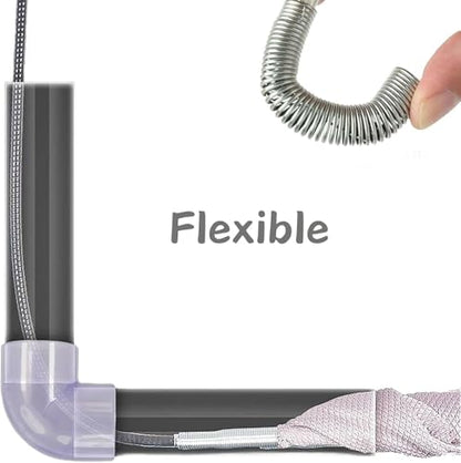 118-Inch Flexible Drain Snake with 4-Claw Grabber for Deep Clogs & Items - style: 118 IN